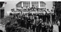 Desktop Screenshot of corps-borussia-berlin.de