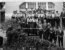 Tablet Screenshot of corps-borussia-berlin.de